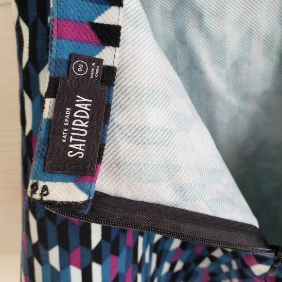 Kate Spade Saturday A-line canvas mini skater skirt - Picture 5 of 6